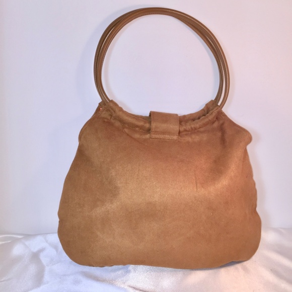 🛍Glow by JLo faux suede bag with round handles - Picture 6 of 6